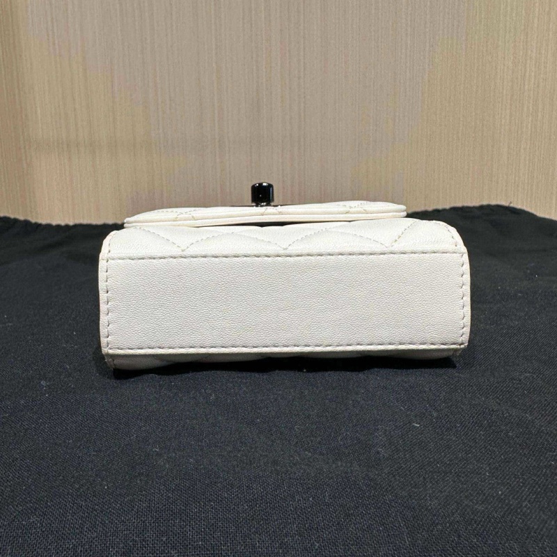 CHANEL香奈兒Trendy cc時尚菱格紋皮穿鏈鏈條包mini-4