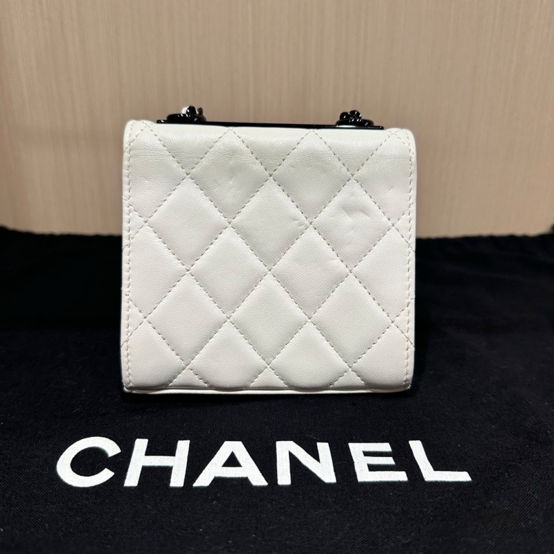 CHANEL香奈兒Trendy cc時尚菱格紋皮穿鏈鏈條包mini-10