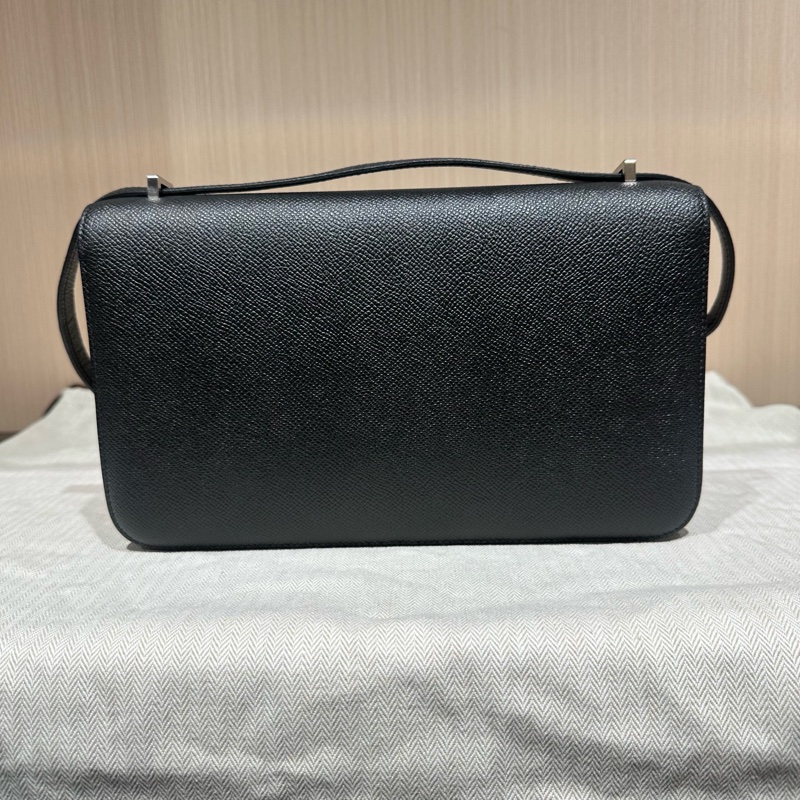 HERMES愛馬仕康康Constance elan24黑色-10
