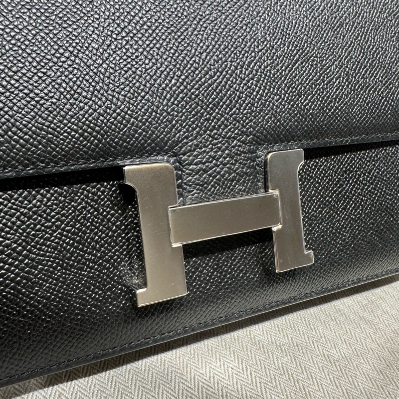 HERMES愛馬仕康康Constance elan24黑色-13