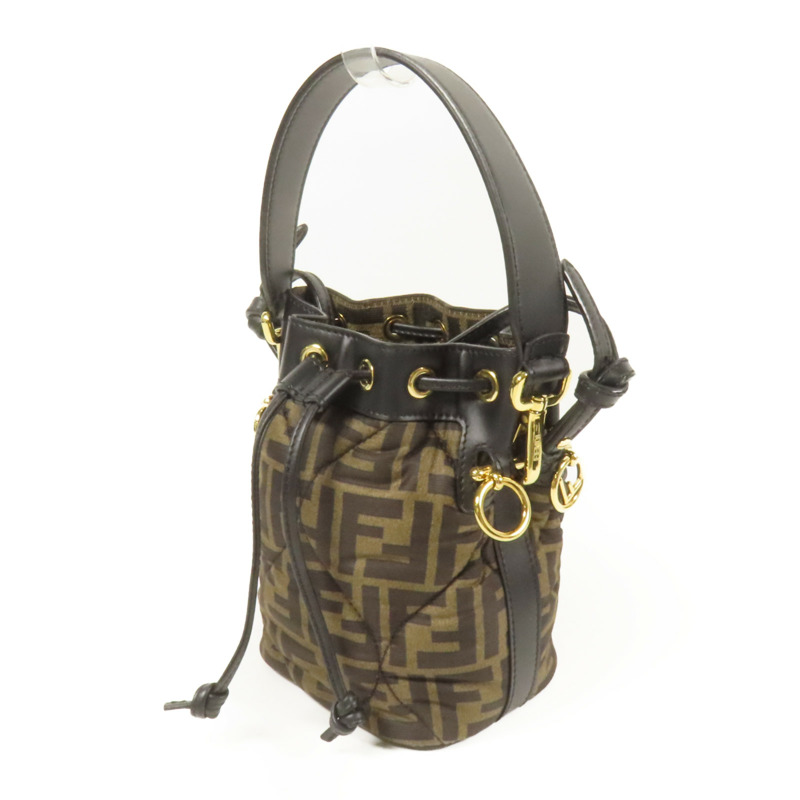FENDI 帆布Mon Tresor金扣手挽肩背兩用袋-2