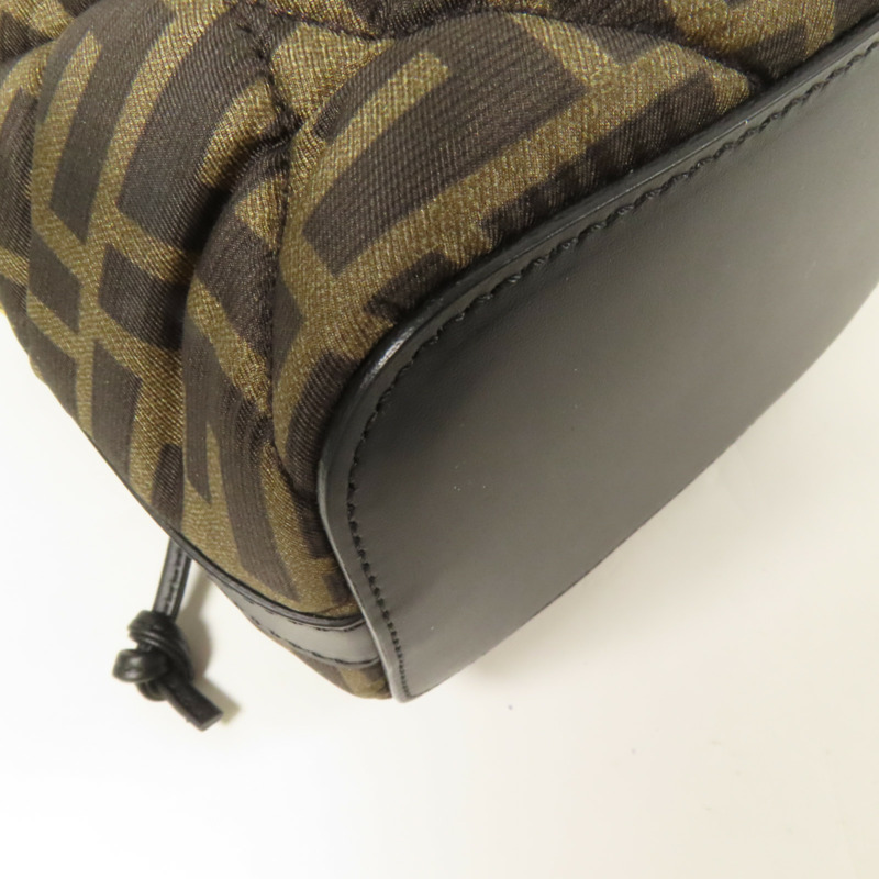 FENDI 帆布Mon Tresor金扣手挽肩背兩用袋-7