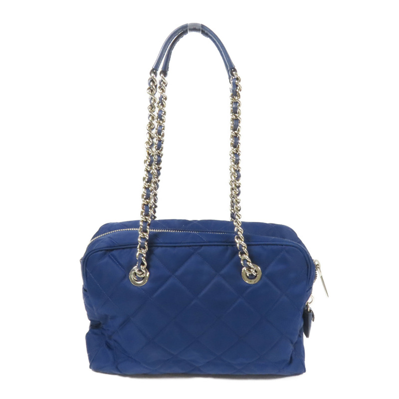 PRADA 尼龍Shoulder Bag銀扣肩背袋-1