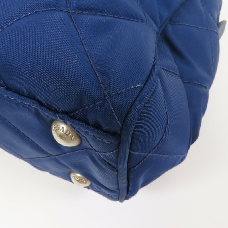 PRADA 尼龍Shoulder Bag銀扣肩背袋-12
