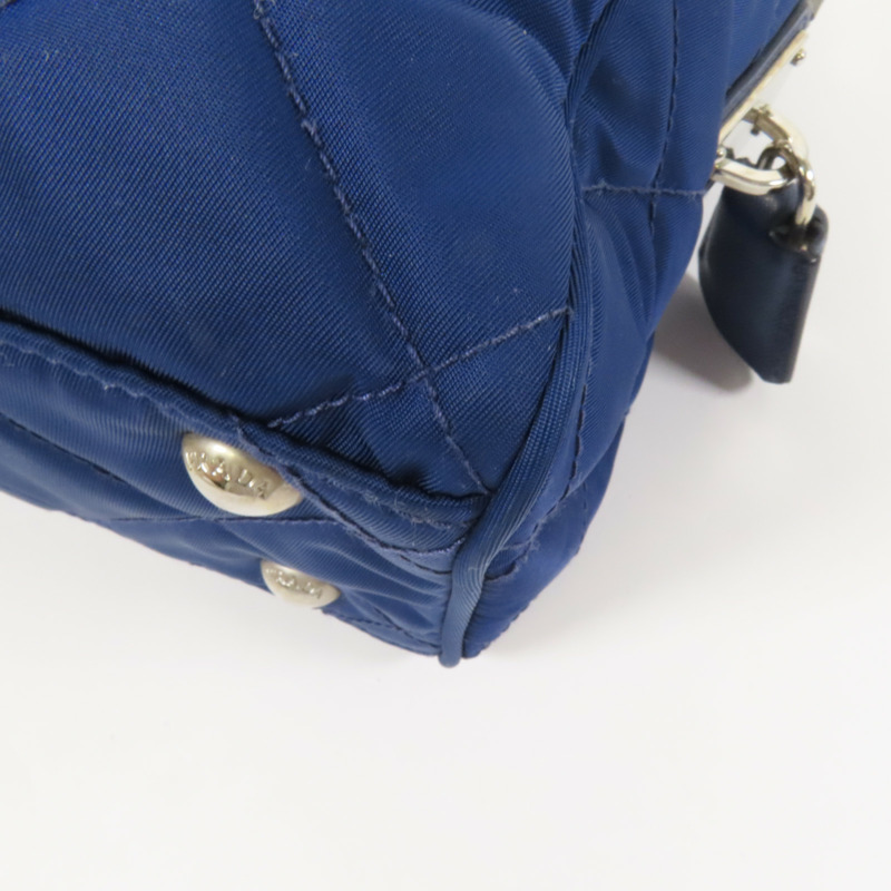 PRADA 尼龍Shoulder Bag銀扣肩背袋-14