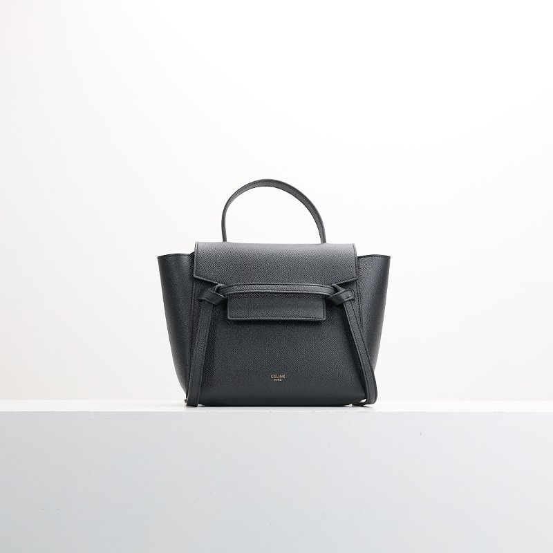 Celine nano belt鯰魚包 /黑色-0