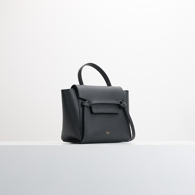 Celine nano belt鯰魚包 /黑色-1