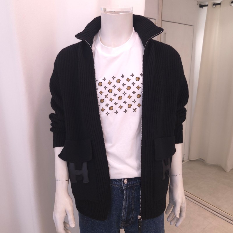 Hermès 針織高領毛衣外套 38-0