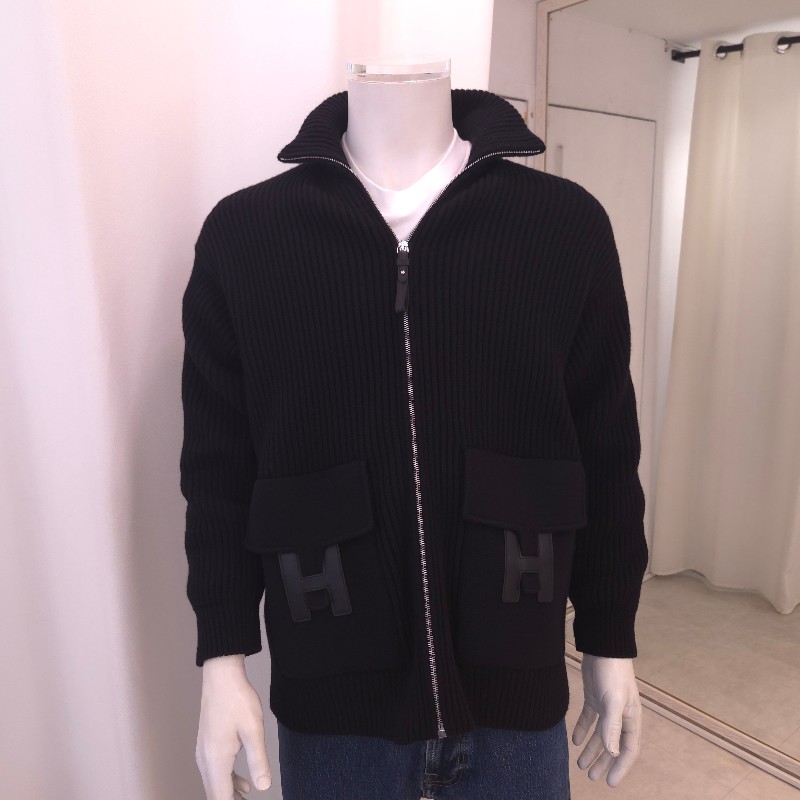 Hermès 針織高領毛衣外套 38-1