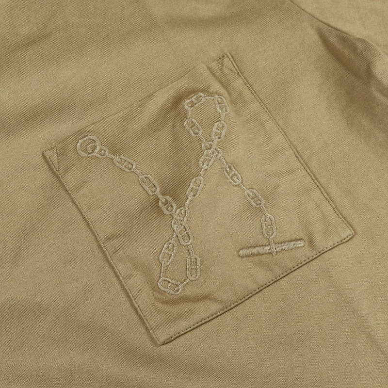 HERMES Chaine dancre 連身裙 棉質卡其色 二手 女款 36 碼-10