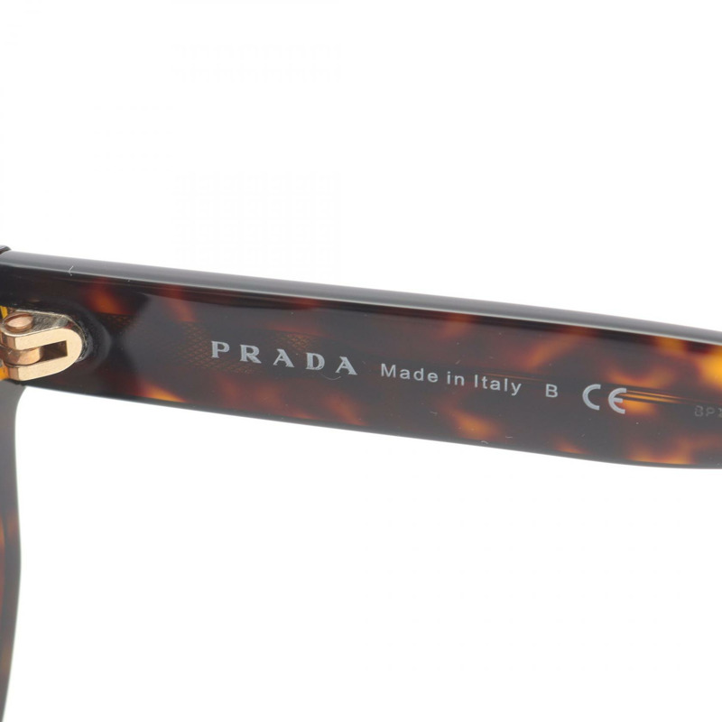 PRADA 太陽眼鏡 眼鏡 SPR16V 塑膠 棕色 二手 男式-3