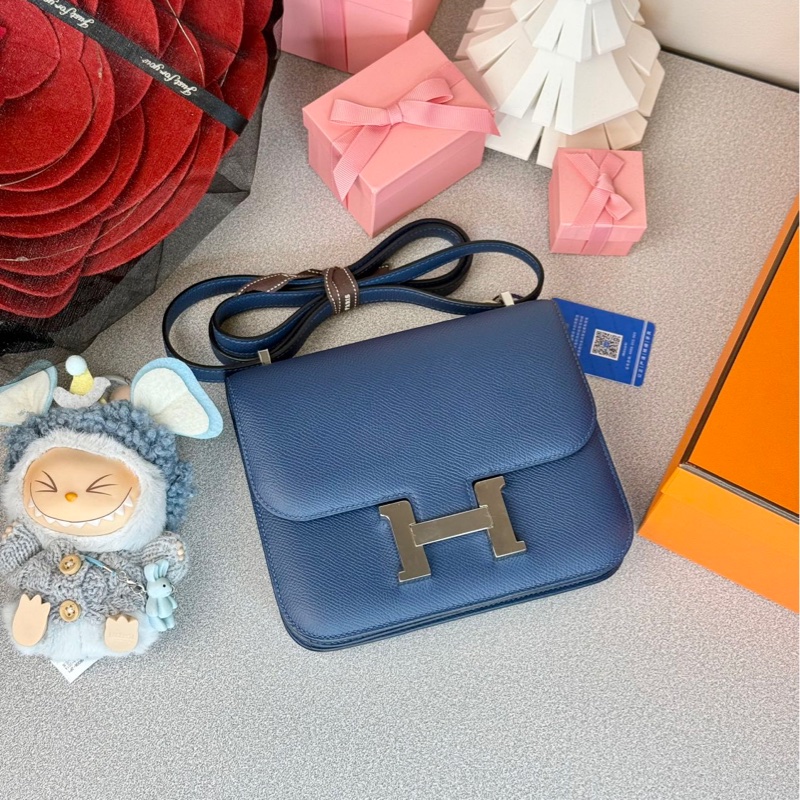 [3659]Hermes 愛馬仕CONSTANCE 19 明藍-1