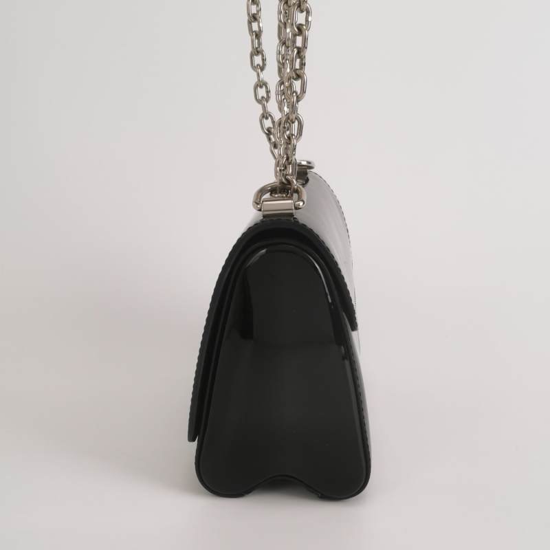Louis Vuitton (LV) Twist 小號 漆皮 撞色 LV 旋轉 鎖扣 單肩包-2