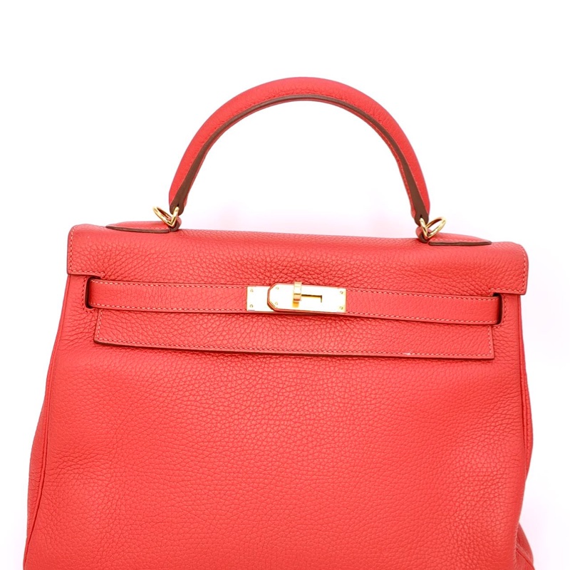 [3476]Hermes 愛馬仕KELLY 32 芍药红 -1