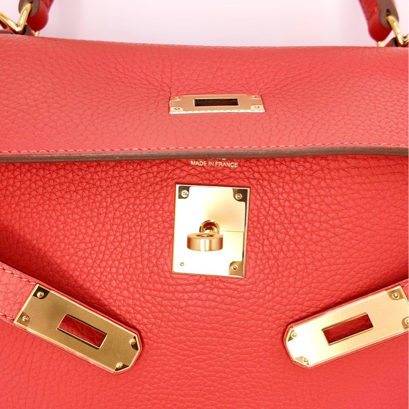[3476]Hermes 愛馬仕KELLY 32 芍药红 -4