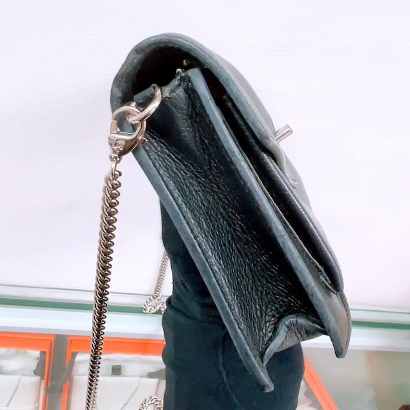 Lv mylockme pochette / 黑銀 woc-5