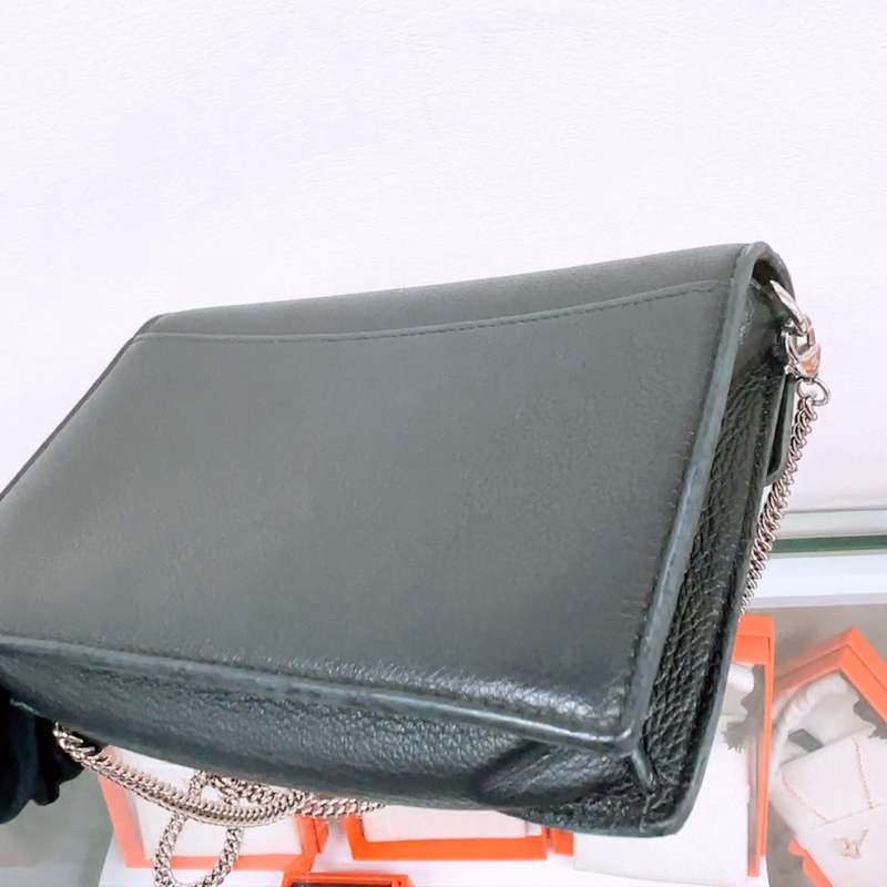 Lv mylockme pochette / 黑銀 woc-7