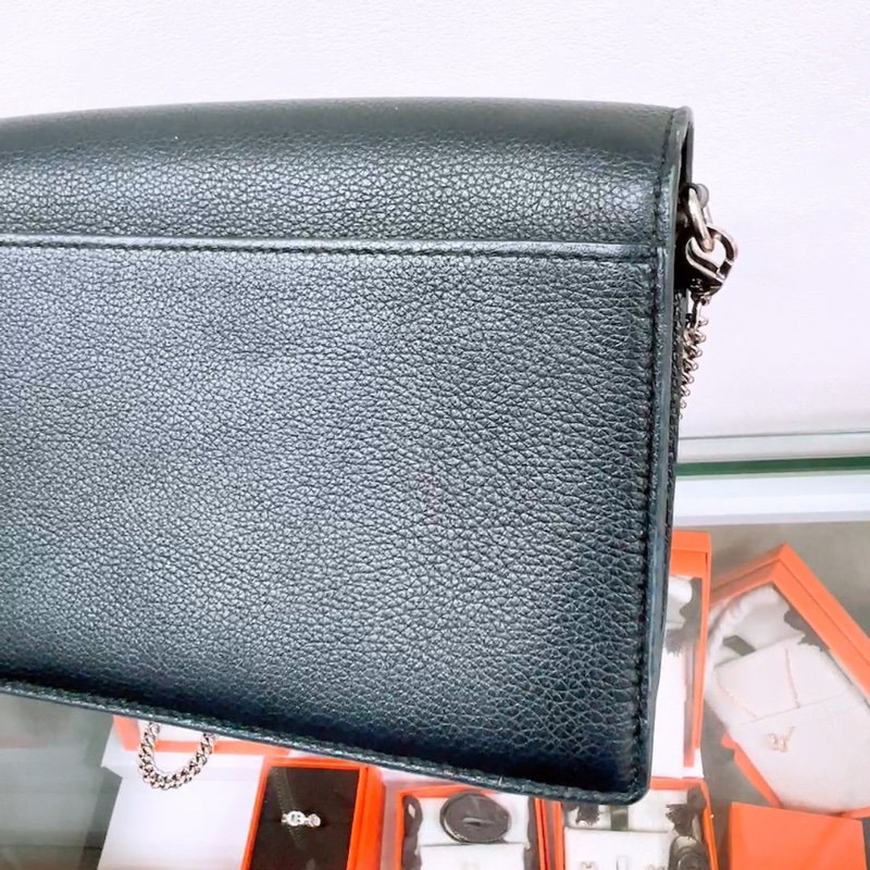 Lv mylockme pochette / 黑銀 woc-8