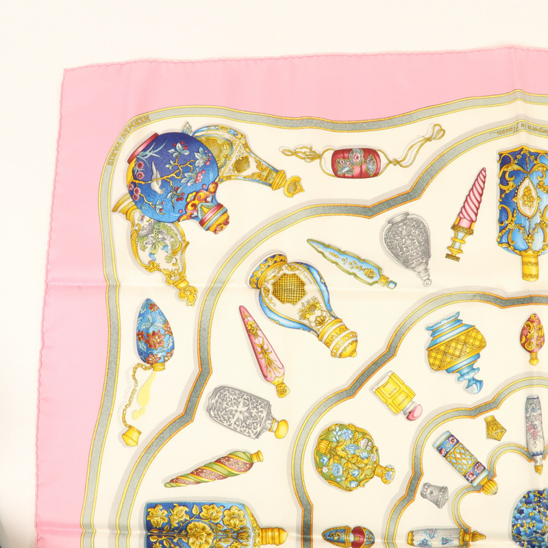 HERMES 絲質90 x 90Scarf絲巾-5