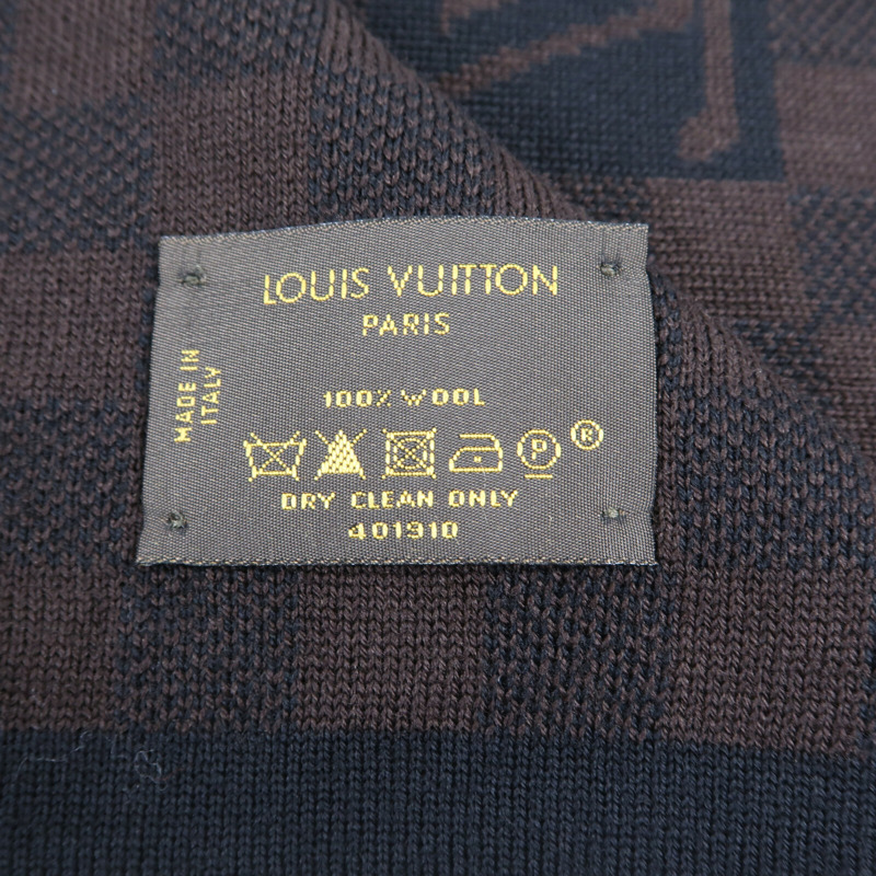LOUIS VUITTON 羊絨Cashmere Muffler圍巾-8