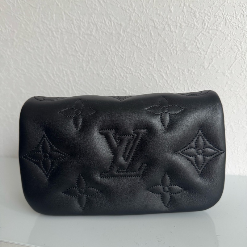 LV黑壓紋掀蓋吸釦兩用包 超好看😍-1