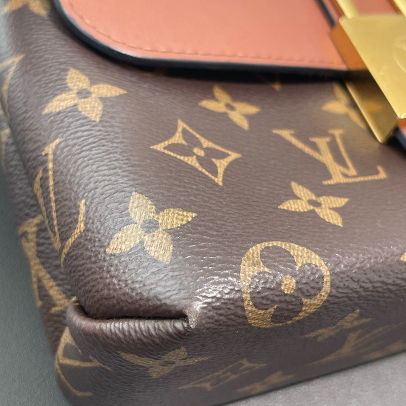 LV Locky BB 焦糖色 鎖頭包 手提包 斜背包-13