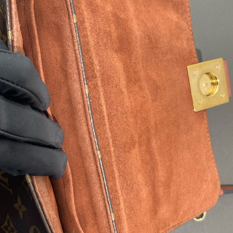 LV Locky BB 焦糖色 鎖頭包 手提包 斜背包-19