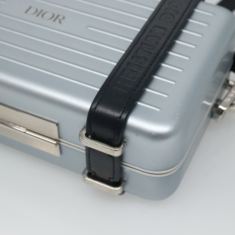 【日本直送】Christian Dior × RIMOWA 個人手拿包 鋁合金 淺藍色 正品 BA4539-15