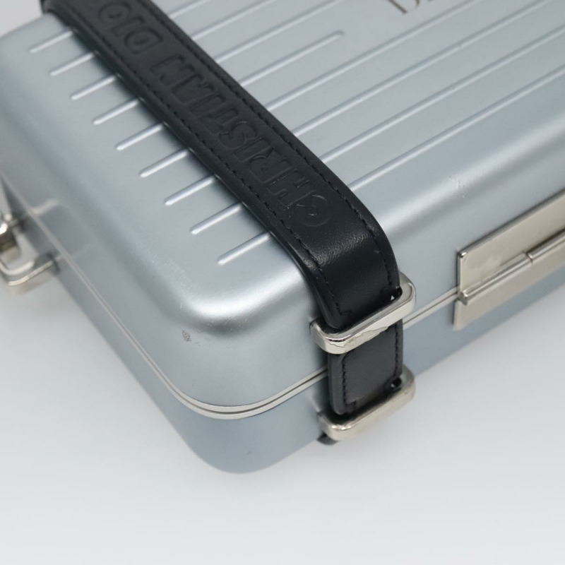 【日本直送】Christian Dior × RIMOWA 個人手拿包 鋁合金 淺藍色 正品 BA4539-16