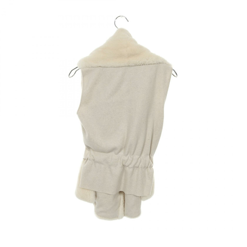 HERMES Gillet Best - 羊絨 Nutria 毛皮米色二手女士-1