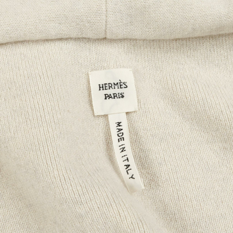 HERMES Gillet Best - 羊絨 Nutria 毛皮米色二手女士-2
