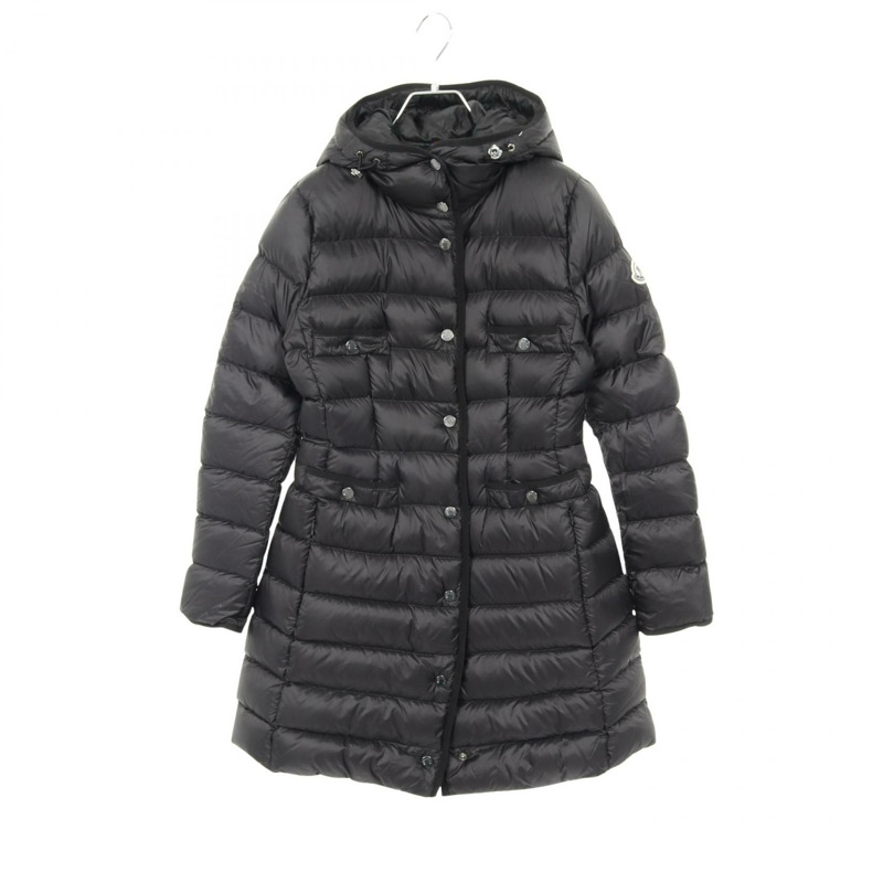 MONCLER HIRMA 羽絨衣 尼龍 黑色 二手 女款-0