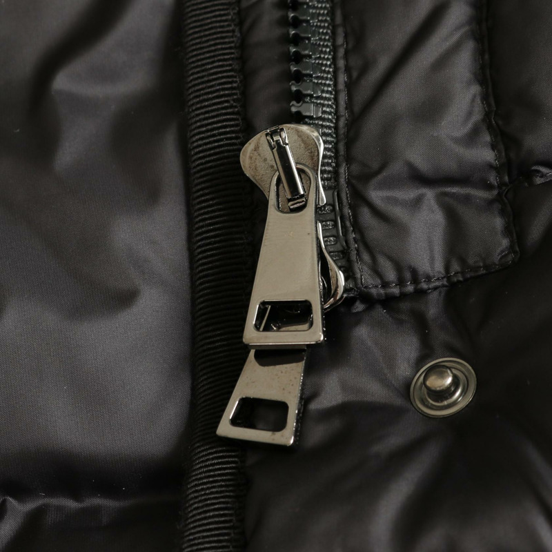MONCLER HIRMA 羽絨衣 尼龍 黑色 二手 女款-10