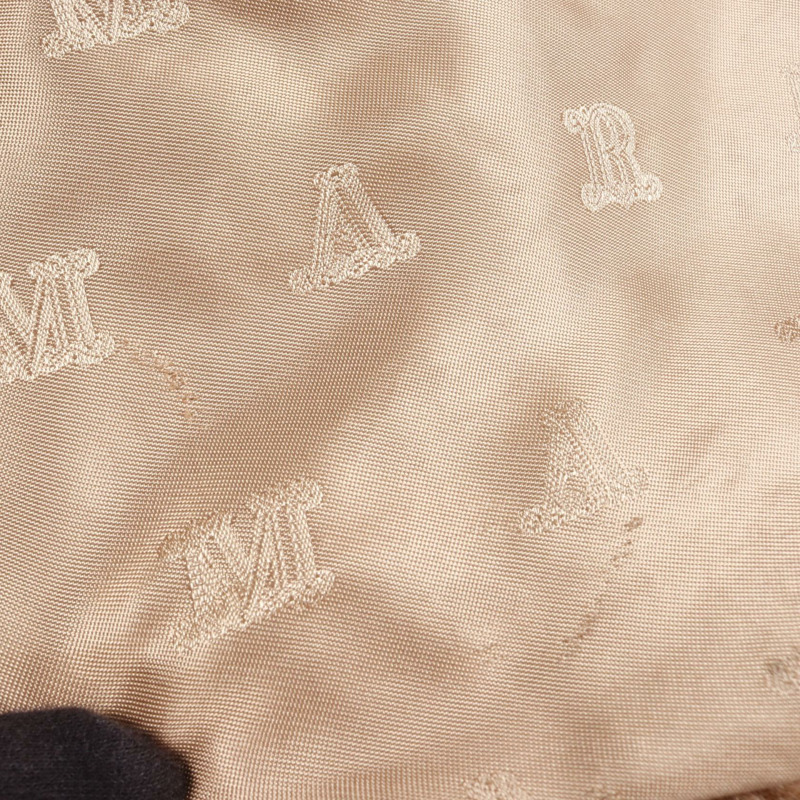 MAX MARA 泰迪熊斗篷 473607236 絲綢 駝色 棕色 二手 女款-6