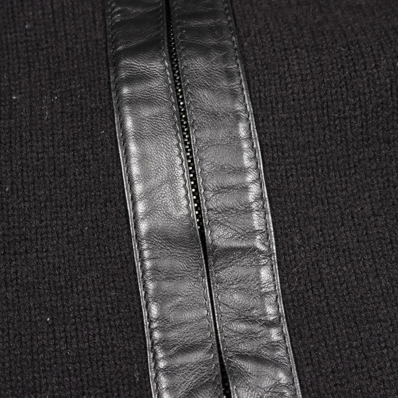 CHANEL COCO Mark 其他外套 P44562 羊毛 小羊皮(綿羊皮革)黑色 二手 女款-7