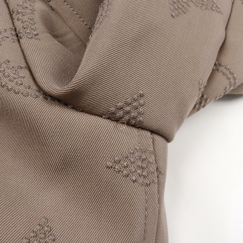 LOUIS VUITTON 字母刺繡 Dandy 雨衣 羊毛棉 米色 男款 #44-6