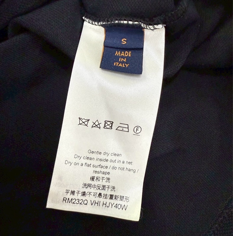 Louis Vuitton 棋盤格紋黑色短袖T恤-32