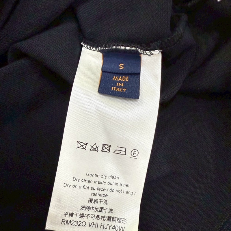 Louis Vuitton 棋盤格紋黑色短袖T恤-33