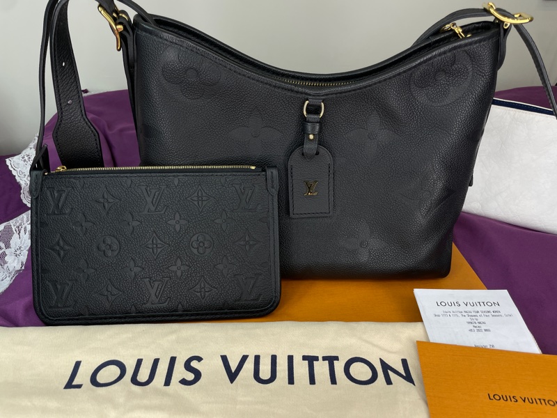 CarryAll PM黑色牛皮M46288-0