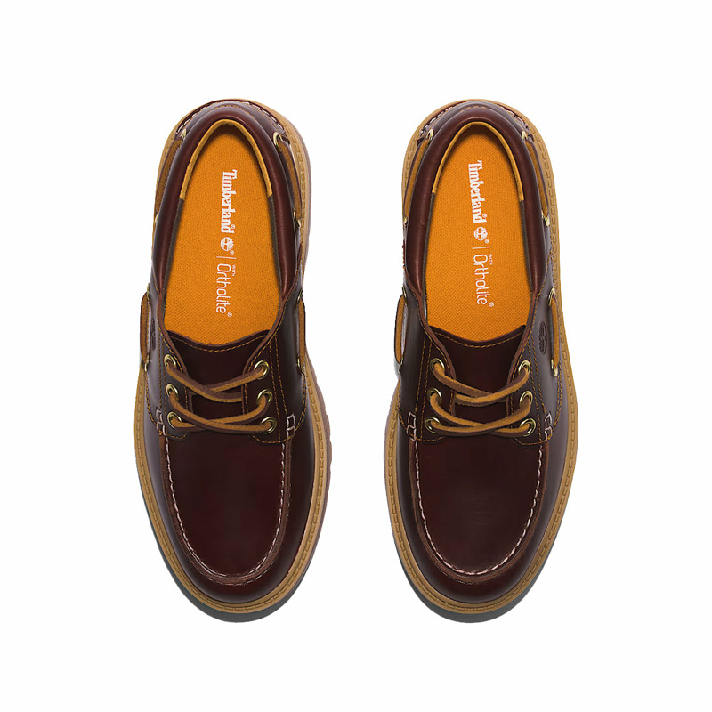 Timberland - Scarpa da barca con Plateau Stone Street Rootbeer - TB0A2QDM - ROOTBEER | size: 9-3