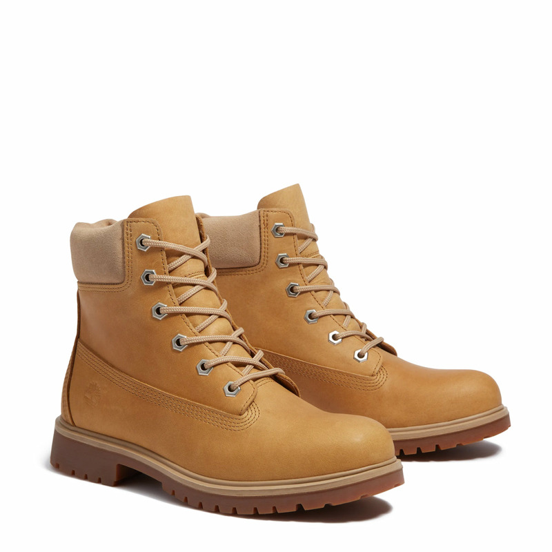 Timberland - Stivale Donna Premium 6-Inch Wheat Full Grain - TB0A43H8 - WHEAT/FULL/GRAIN | size: 6-2