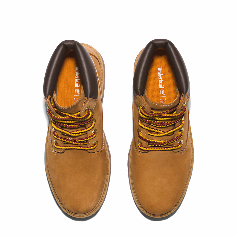 Timberland - Stivale Donna Premium con Plateau Stone Street 6-Inch Wheat - TB1A5RJD - WHEAT | size: 7-3