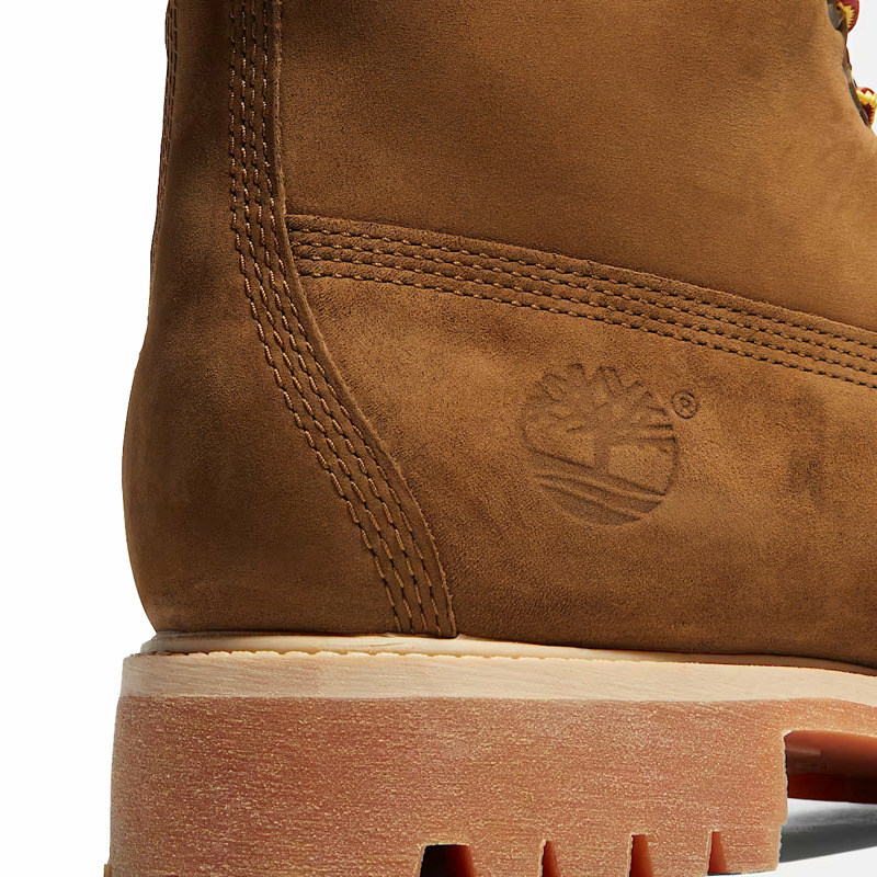 Timberland - Stivale Uomo Premium 6-Inch Dark Wheat Nubuck - TB172066 - DARK/WHEAT/NUBUCK | size: 8-5