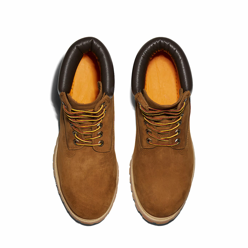 Timberland - Stivale Uomo Premium 6-Inch Dark Wheat Nubuck - TB172066 - DARK/WHEAT/NUBUCK | size: 8.5-3