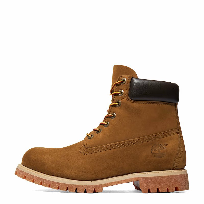 Timberland - Stivale Uomo Premium 6-Inch Dark Wheat Nubuck - TB172066 - DARK/WHEAT/NUBUCK | size: 9.5-1