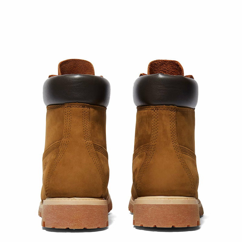 Timberland - Stivale Uomo Premium 6-Inch Dark Wheat Nubuck - TB172066 - DARK/WHEAT/NUBUCK | size: 10.5-4