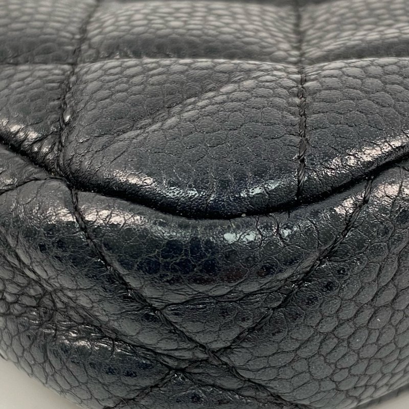 △ Chanel 香奈兒 Navy Caviar Skin Gold-Tone Metal Chain Crossbody Bag No.25 深藍色魚子醬皮金色金屬鎖鏈斜挎袋No.25 - 257008401-10