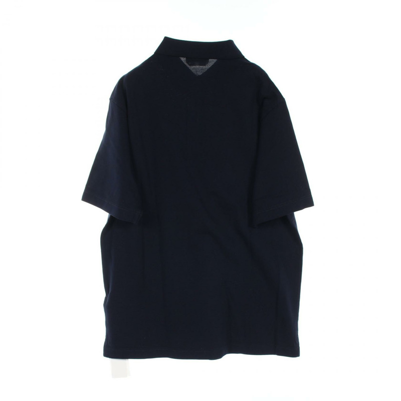 HERMES Polo 衫 XL 號短袖套頭衫棉質海軍藍男式-1