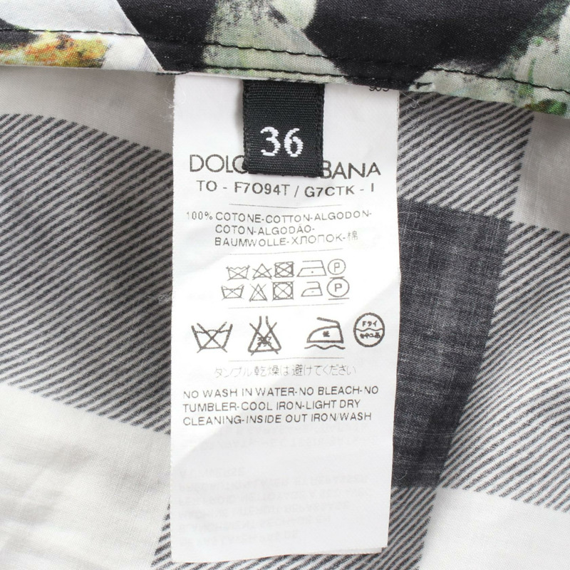 DOLCE & GABBANA T卹棉質黑色綠色多色二手女款-3