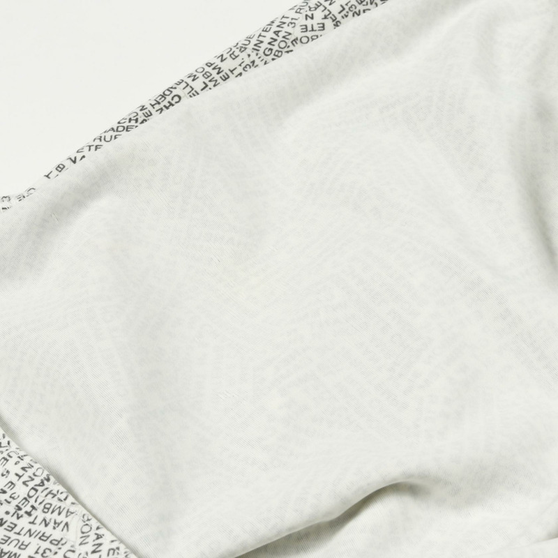 CHANEL 全身標誌印花側邊拉鍊背心 P12898V07257 尼龍白黑 #44-6